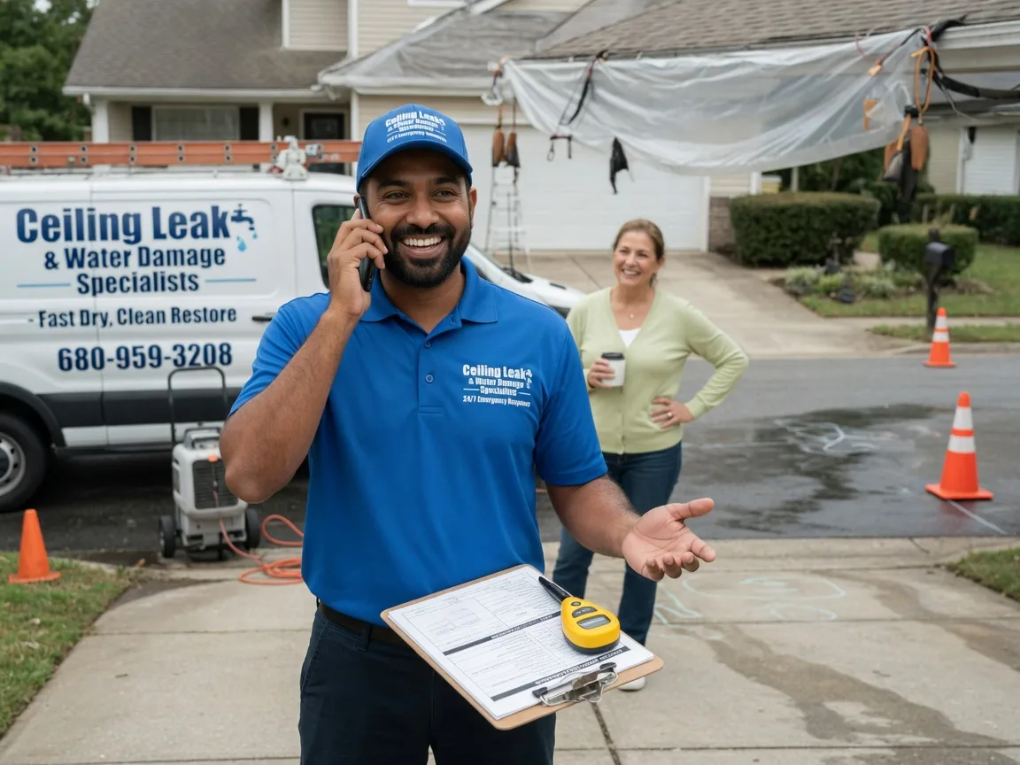 Ceiling Leak Cleanup Rittman, OH FAQs